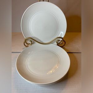 Gordon Ramsay by Royal Doulton Everyday White Maze 8.75" Salad Plates Set of 4